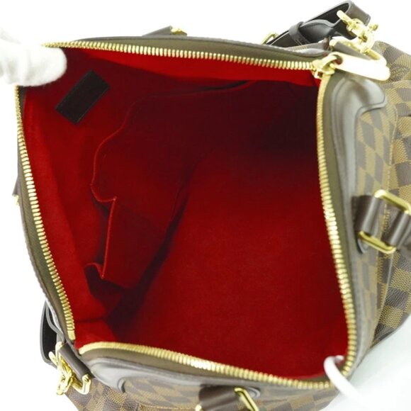 Louis Vuitton Trevi GM N51998 Damier Ebene Canvas 2way Shoulder Handbag Brown - Picture 2 of 10